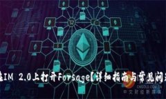 如何在IM 2.0上打开Forsage？
